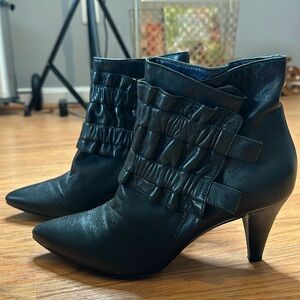 Hugo Boss Ruffle Ankle Boot
